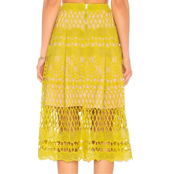 REVOLVE x ENDLESS ROSE Guipure Lace 2 Piece Crop Top and Skirt - Picture 10 of 11